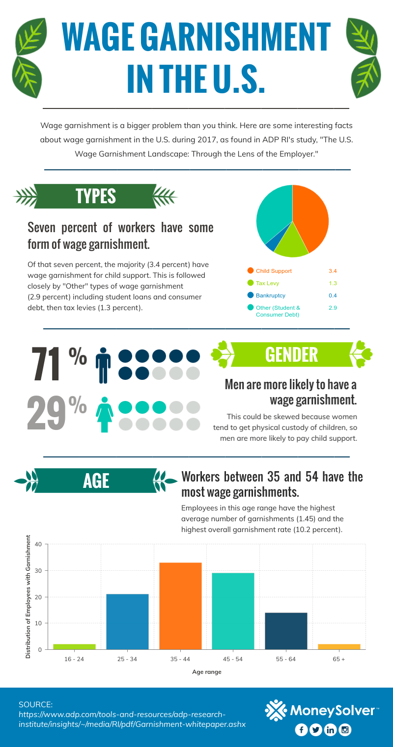 infographic: Wage Garnishment in the US