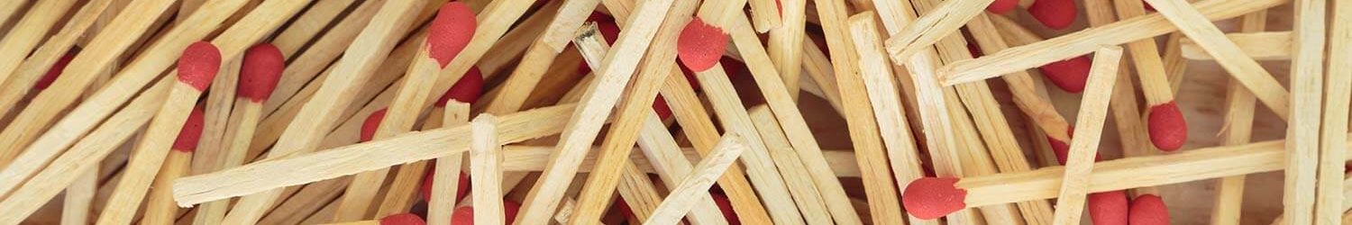 fósforos de fuego