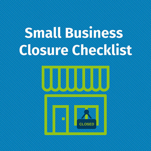 Small Business Closure Checklist pdf download
