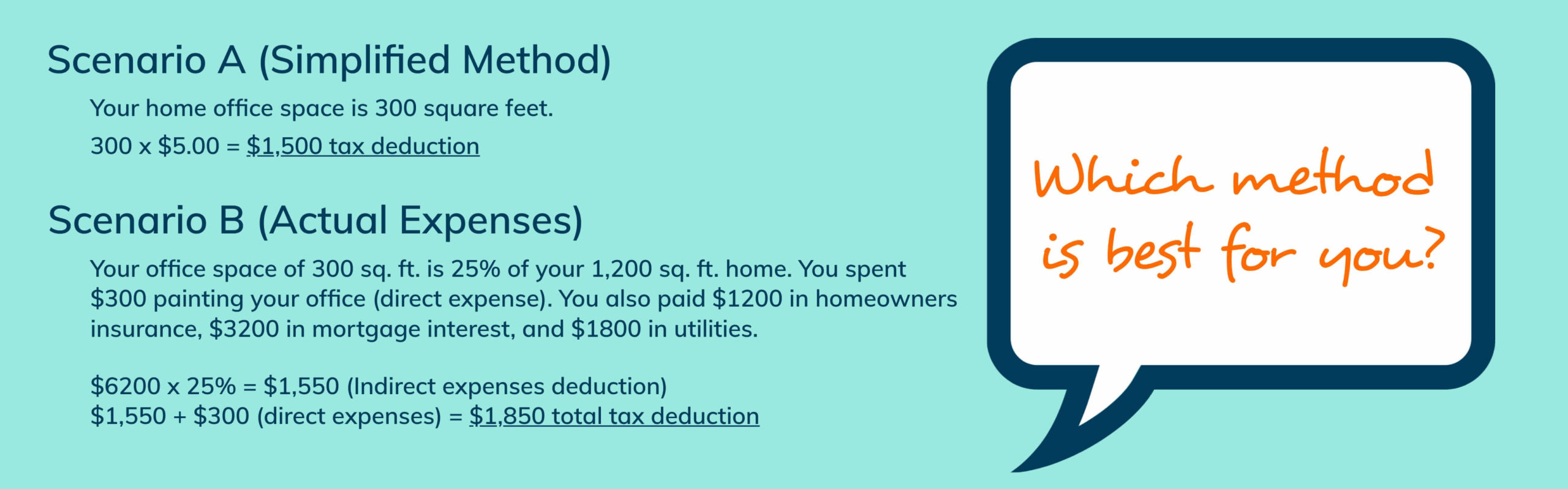 home office deduction example