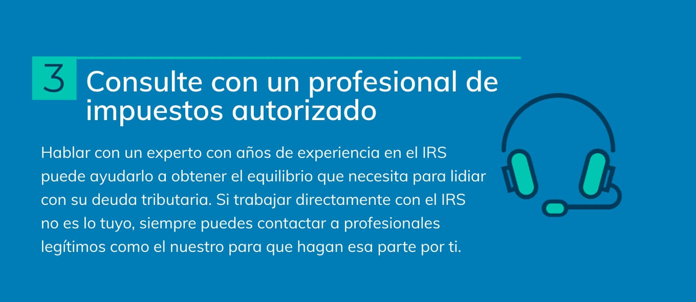 Consulte con un profesional de impuestos con licencia.