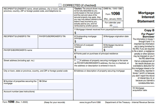 form 1098 example