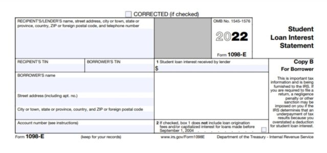 How to Get a Copy of IRS Form 1098-E