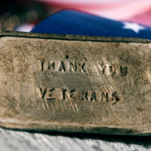 military retirement pay thank you veterans dog tags