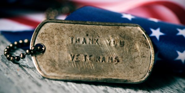 military retirement pay thank you veterans dog tags