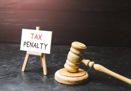 judges gavel rendering decision on tax penalty abatement request