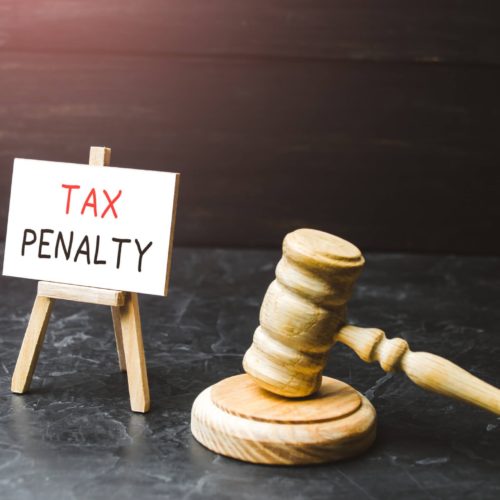 judges gavel rendering decision on tax penalty abatement request