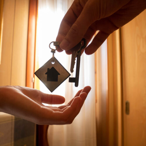 rental property taxes - handing a renter the keys