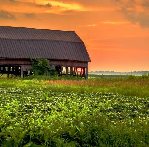 Oklahoma state taxes - old barn