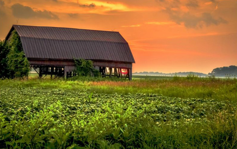 Oklahoma state taxes - old barn