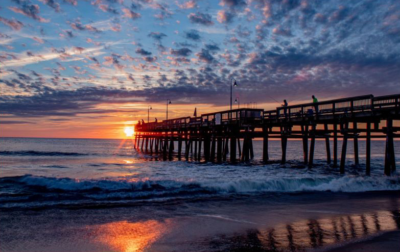 Impuestos estatales de Virginia - muelle de pesca