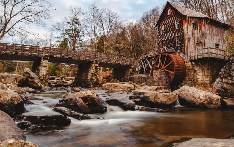 Impuestos estatales de Virginia Occidental - Glade Creek Grist Mill