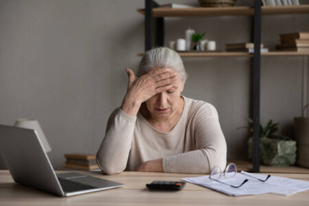 woman wondering how to file late tax returns with missing documents