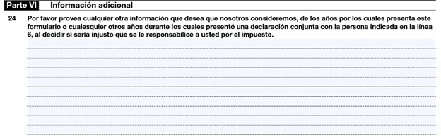 formulario irs 8857 ejemplo parte 6