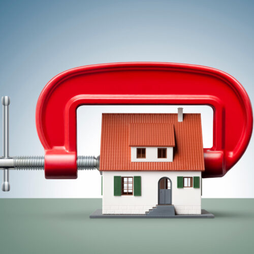 house in a vise due to irs tax lien