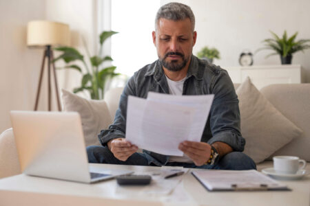 man reading his cp504
