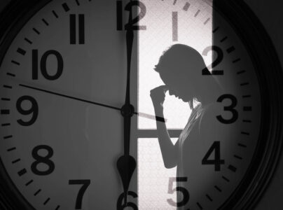 man distressed waiting on tax relief